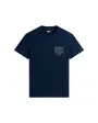 T-shirt col rond Homme REG SIGN SPRAY S Bleu Marine
