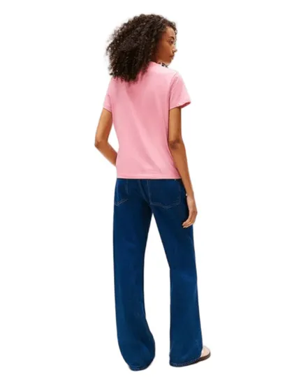 T-shirt col rond Femme REG LINEAR SS TEE Rose