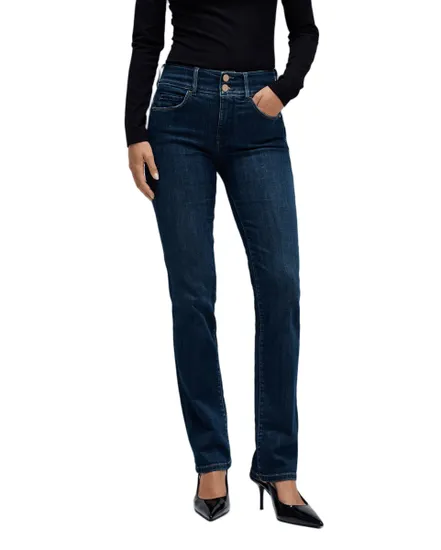 Jean Femme SECRET SLIM W/ METAL DETAILS Bleu Foncé