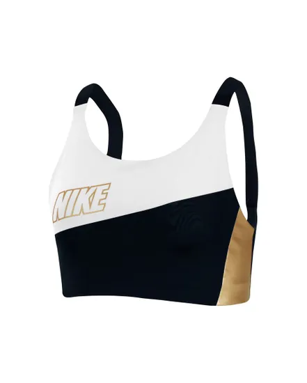 Brassière de sport femme SWOOSH MTLC LOGO BRA PAD Noir