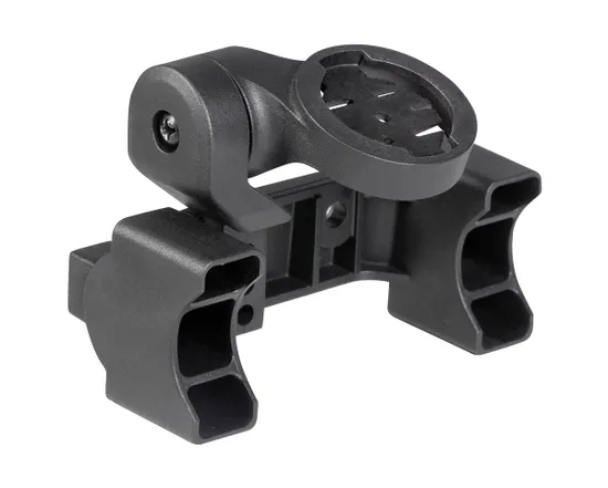 Support de GPS Garmin combinable avec support de panier au guidon Noir