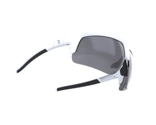 Lunettes Unisexe COMET Blanc/Fumée Flash Miroir