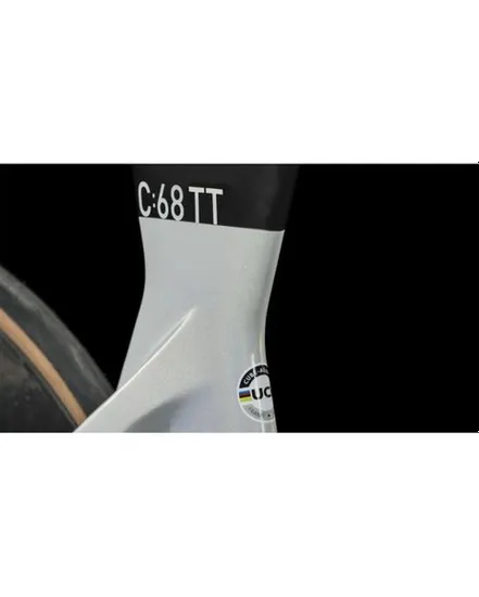 Vélo de route Unisexe AERIUM C:68 TT SLX HIGH Blanc/Noir