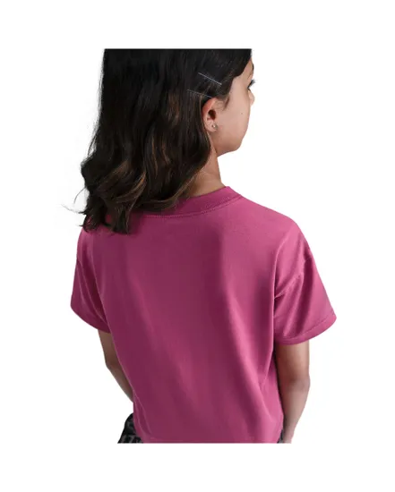 T-shirt Fille G NSW TEE BOXY ANIMAL PRINT Rose