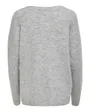 Pull en maille manches longues Femme ONLCAMILLA V-NECK L/S PULLOVER KNT NOOS Gri