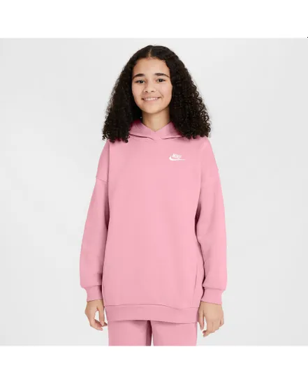 Sweat à capuche Fille G NSW CLUB FLC OVRSZD PO HDY Rose