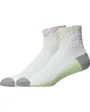 1 Paire de chaussettes Unisexe PERFORMANCE RUN SOCK QUARTER Blanc