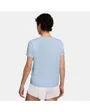 T-Shirt Femme W NK ONE SWSH HBR DF SS TOP Bleu