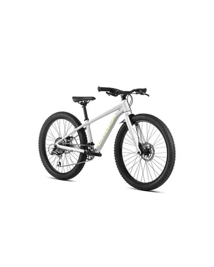 VTT Enfant MX 24 TEAM DISC Argent/Citron vert