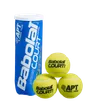 Lot de 3 balles de padel Unisexe COURT PADEL X3 Jaune