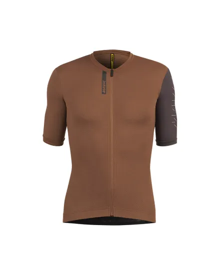 Maillot manches courtes Homme ESSENTIAL Bronze/Carbone