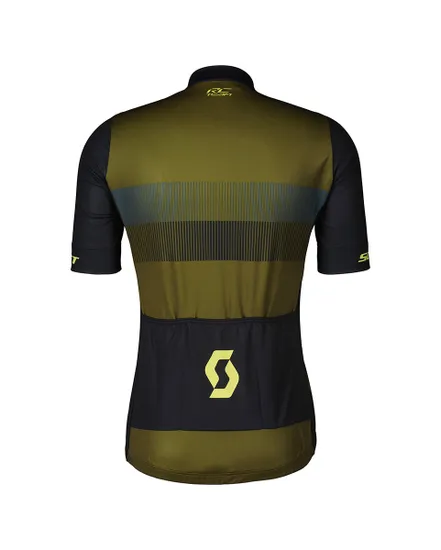 Maillot manches courtes Homme RC TEAM 10 Vert Sapin/Noir