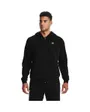 Sweatshirt homme UA RIVAL FLEECE FZ HOODIE Noir