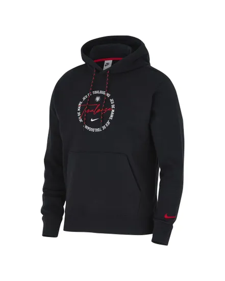 Sweatshirt Homme STADE TOULOUSAIN UNISEX HOODIE PO FT Noir