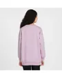 Sweatshirt Enfant plus âgé G NSW CLUB FLC OVRSZD CREW LBR Rose