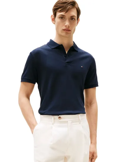 Polo Homme LIQUID COTTON ESSENT Bleu Marine