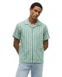 Chemise Homme Lin Blend Texture Stp S/S Rf