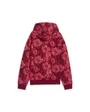 Sweat à capuche Femme W ESS+CLAS AOP HDY FL Rouge