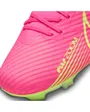 Crampons de football Homme ZOOM SUPERFLY 9 ACADEMY FG/MG Rose