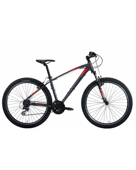 VTT semi rigide Homme URANO 27,5 3X7V Argent/Rouge