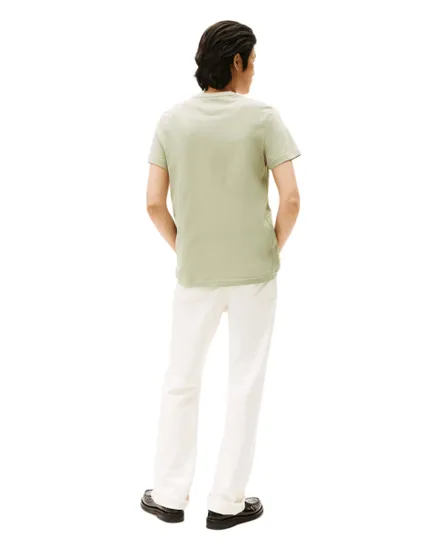 T-shirt col rond Homme TOMMY LOGO TEE Vert Sauge