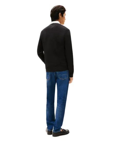 Pull col rond Homme ESSENTIAL COTTON CRE Noir