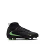 Crampons Enfant JR PHANTOM 6 HIGH CLUB FG/MG Noir