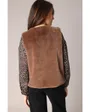 Gilet sans manche Femme FUZZY JK W Marron