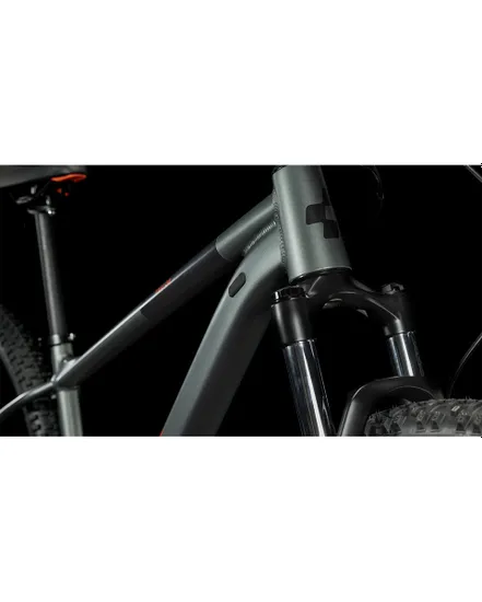 VTT semi rigide Unisexe ANALOG Gris/Rouge