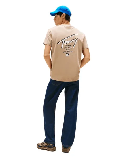 T-shirt col rond Homme REG SIGN CITY TEE EXT Taupe