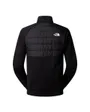 Veste zip Homme M REAXION 2.0 FLEECE HYBRID FULL ZIP JAC Noir