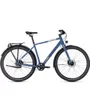 Vélo trekking Homme TRAVEL PRO Bleu/Argent