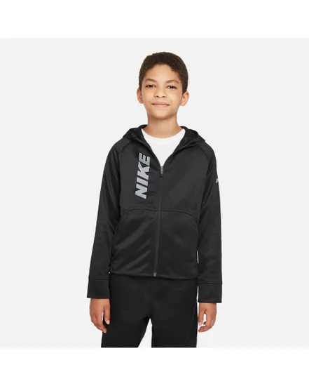 Sous veste manches longues Enfant plus âgé B NK TF GFX FZ HD SWOOSH Noir