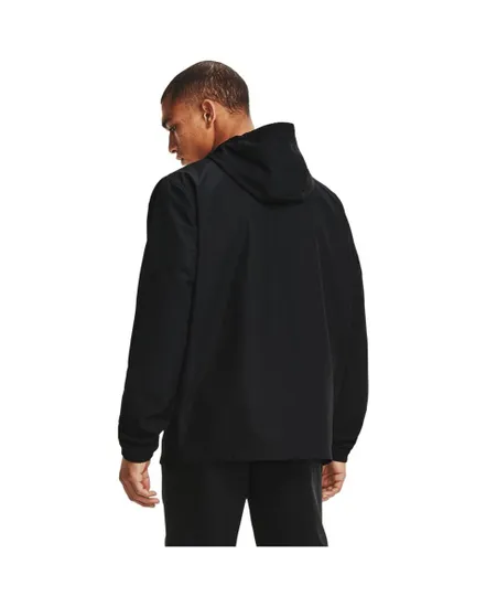Sweatshirt à capuche manches longues Homme UA SPORTSTYLE WINDBREAKER Noir