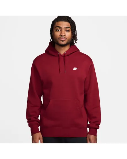 Sweat à capuche Homme M NK CLUB BB PO HOODIE Rouge