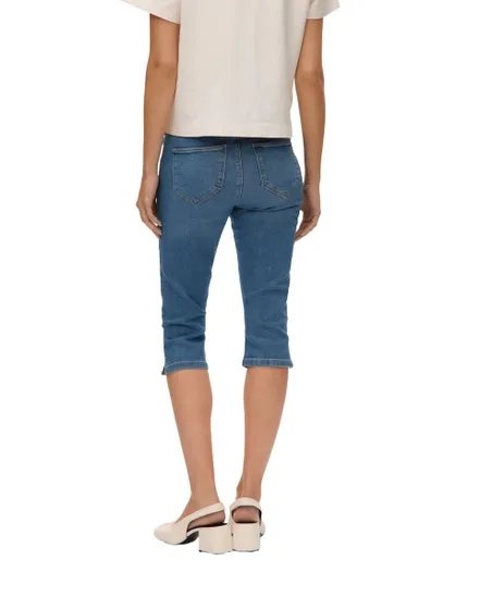 Jean Capri Femme Vmelly Denim Mix Noos