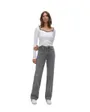 Jean Femme VMTESSA HR WIDE JEANS RA206 GA NOOS Gris