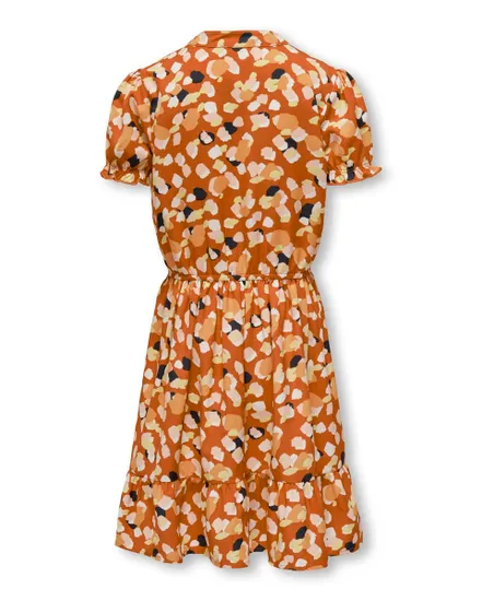 KOGLIZZY S/S TIE STRING DRESS AOP CS