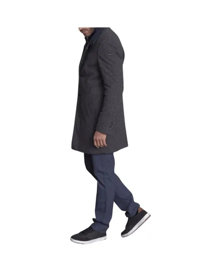 Manteau long Homme MAHALON Gris Chiné