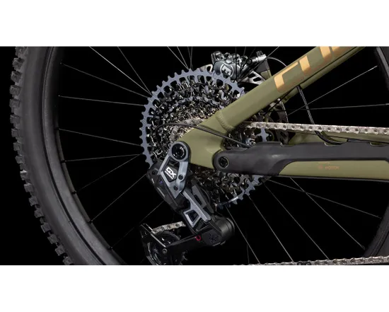 VTT électrique tout suspendu Unisexe STEREO HYBRID ONE77 HPC TM 800 Vert Olive
