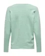 Pull en maille manches longues Femme ONLRICA LIFE L/S V-NECK PULLO KNT NOOS Vert