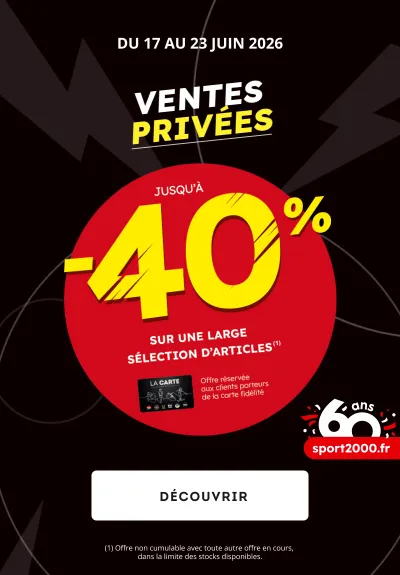 Ventes Privées Sport 2000
