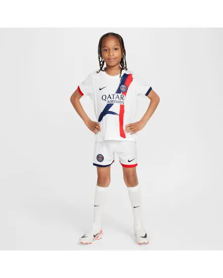 Ensemble de football Jeune enfant PSG LK NK DF KIT STAD AW Blanc