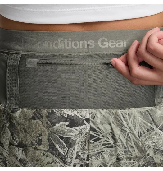 Short Femme W ACG TRAIL DF MRBF 4IN SH AOP Vert