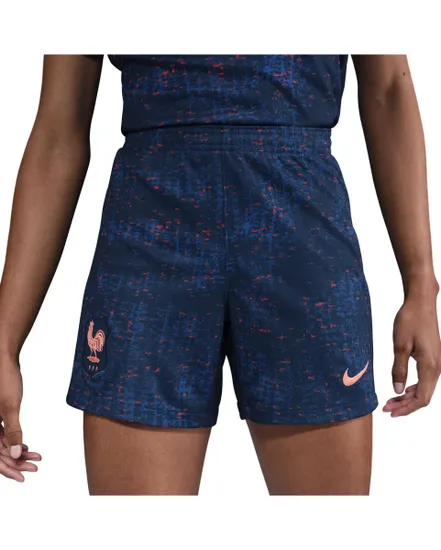 Short de football Femme FFF W NK DF STAD SHORT HM Bleu