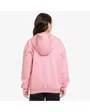 Sweat zip à capuche Fille G NSW CLUB FLC OVRSZD FZ LBR Rose