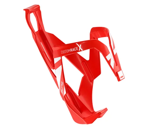 Porte-bidon CUSTOM RACE X Rouge Brillant/Blanc