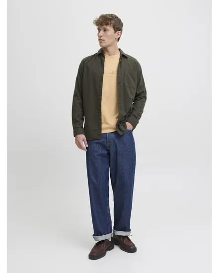 T-shirt Homme JPRBLULOYAL TEE SS CREW NECK PRAU25 Beige