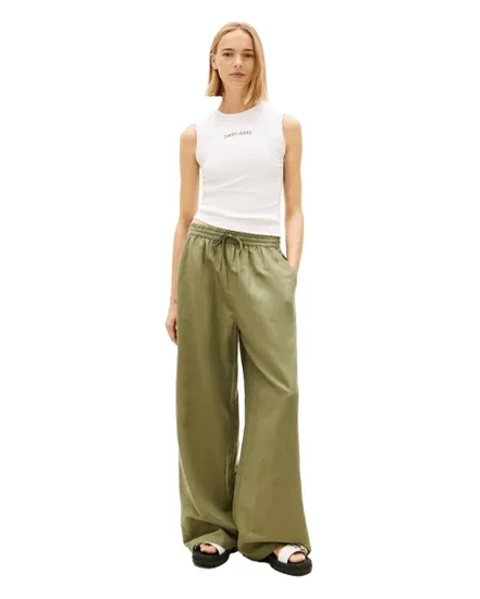 Pantalon Large Femme TJW Essential Linen