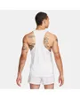 Debardeur Homme M NK DF FAST SINGLET Blanc